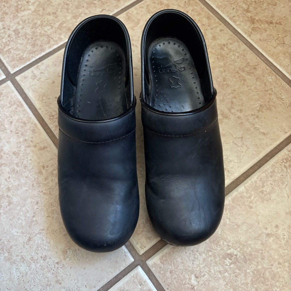 Dansko Midnight Black Clogs